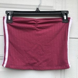 Pink retro Abercrombie tube top